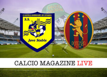 Juve Stabia Potenza cronaca diretta live risultato in tempo reale