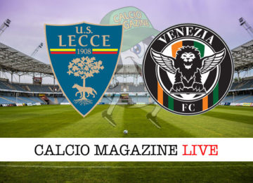 Lecce Venezia cronaca diretta live risultato in tempo reale