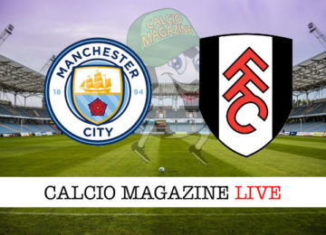 Manchester City Fulham cronaca diretta live risultato in tempo reale