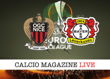 Nizza Bayer Leverkusen cronaca diretta live risultato in tempo reale