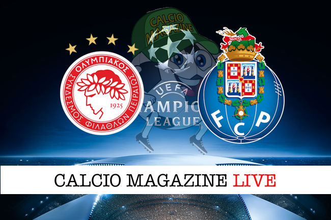 Olympiakos Porto cronaca diretta live risultato in tempo reale