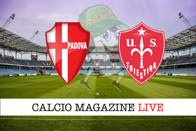 Padova Triestina cronaca diretta live risultato in tempo reale