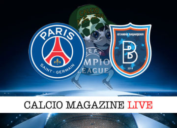 PSG Basaksehir cronaca diretta live risultato in tempo reale