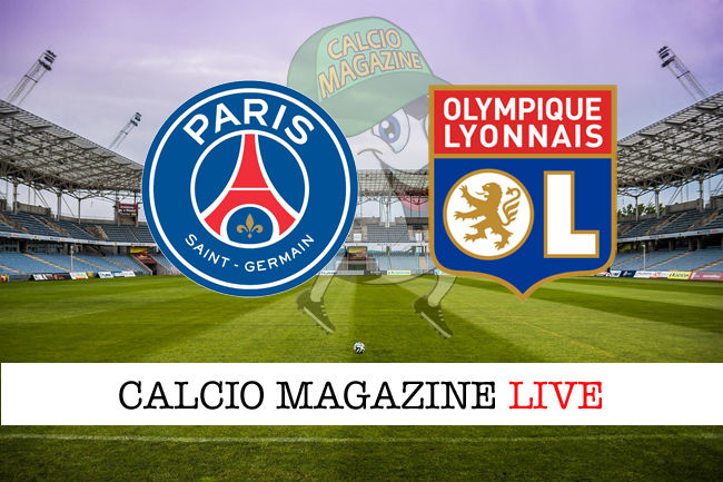 PSG Lione cronaca diretta live risultato in tempo reale