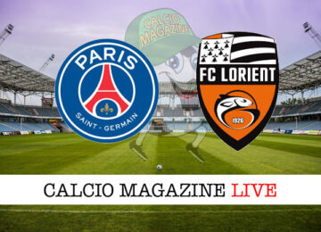 PSG Lorient cronaca diretta live risultato in tempo reale