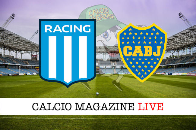 Racing Club Boca Juniors cronaca diretta live risultato in tempo reale