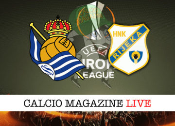 Real Sociedad Rijeka cronaca diretta live risultato in tempo reale