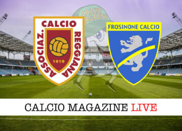 Reggiana Frosinone cronaca diretta live risultato in tempo reale