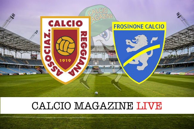 Reggiana Frosinone cronaca diretta live risultato in tempo reale