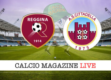 Reggina Cittadella cronaca diretta live risultato in tempo reale