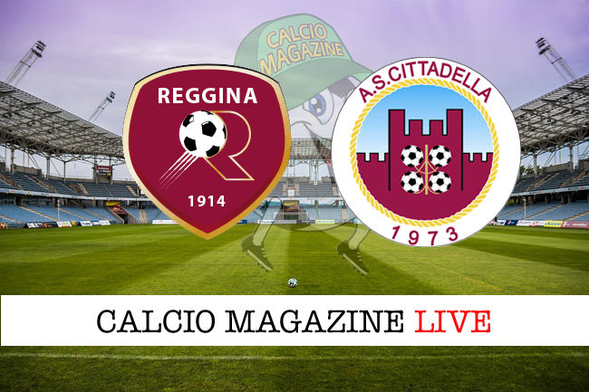 Reggina Cittadella cronaca diretta live risultato in tempo reale