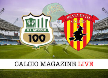 Sassuolo Benevento cronaca diretta live risultato in tempo reale