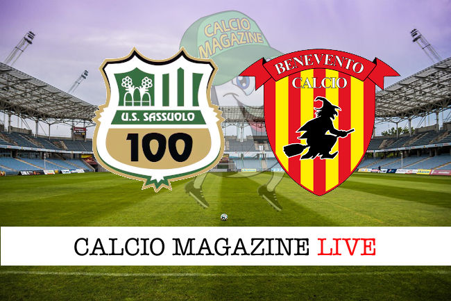 Sassuolo Benevento cronaca diretta live risultato in tempo reale