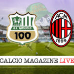 Sassuolo Milan cronaca diretta live risultato in tempo reale