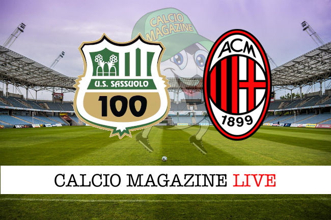 Sassuolo Milan cronaca diretta live risultato in tempo reale