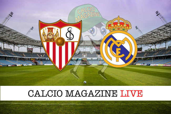 Siviglia Real Madrid cronaca diretta live risultato in tempo reale