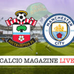 Southampton Manchester City cronaca diretta live risultato in tempo reale