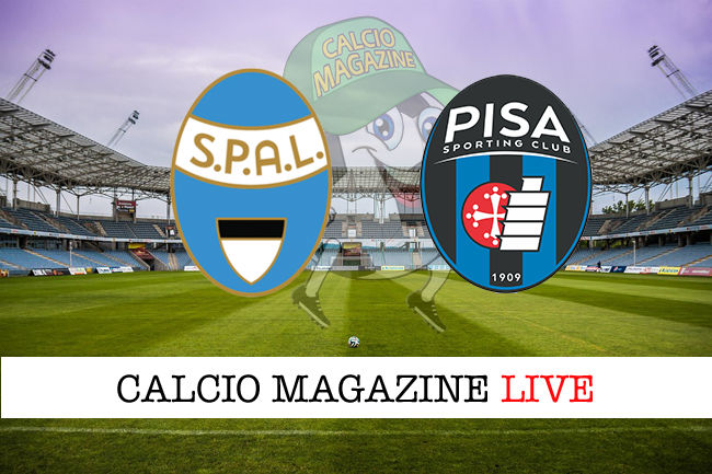 SPAL Pisa cronaca diretta live risultato in tempo reale