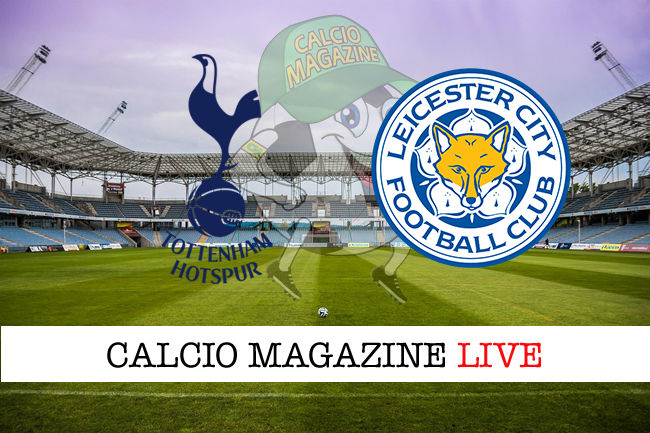 Tottenham Leicester cronaca diretta live risultato in tempo reale