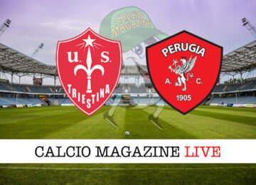 Triestina Perugia cronaca diretta live risultato in tempo reale