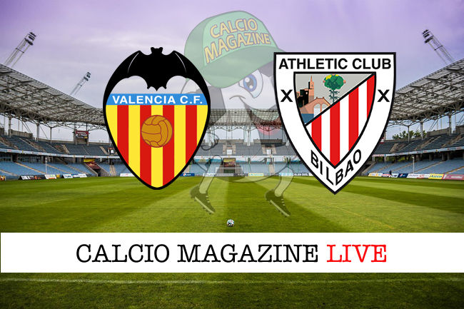 Valencia Athletico Bilbao cronaca diretta live risultato in tempo reale
