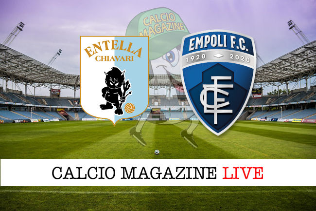 Virtus Entella Empoli cronaca diretta live risultato in tempo reale