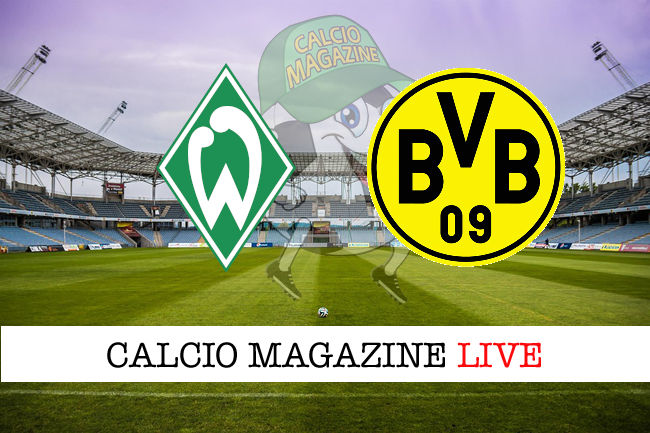 Werder Brema Borussia Dortmund cronaca diretta live risultato in tempo reale