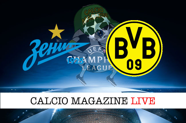 Zenit Borussia Dortmund cronaca diretta live risultato in tempo reale