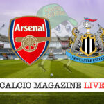 Arsenal Newcastle cronaca diretta live risultato in tempo reale
