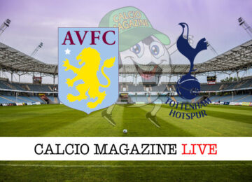 Aston Villa Tottenham cronaca diretta live risultato in tempo reale