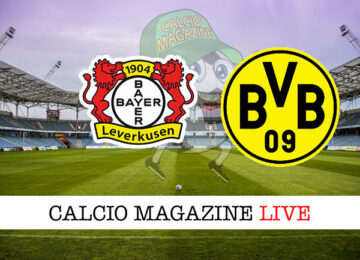 Bayer Leverkusen Borussia Dortmund cronaca diretta live risultato in tempo reale