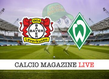 Bayer Leverkusen Werder Brema cronaca diretta live risultato in tempo reale