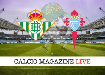 Betis Celta Vigo cronaca diretta live risultato in tempo reale