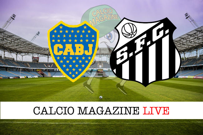 Boca Juniors Santos cronaca diretta live risultato in tempo reale