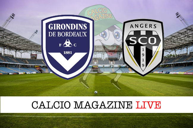 Bordeaux Angers cronaca diretta live risultato in tempo reale