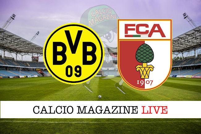 Borussia Dortmund Augusta cronaca diretta live risultato in tempo reale