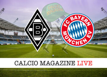 Borussia Monchengladbach Bayern Monaco cronaca diretta live risultato in tempo reale
