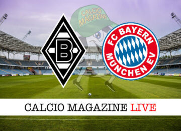 Borussia Monchengladbach Bayern Monaco cronaca diretta live risultato in tempo reale
