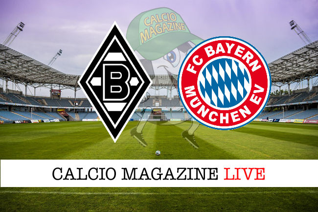 Borussia Monchengladbach Bayern Monaco cronaca diretta live risultato in tempo reale