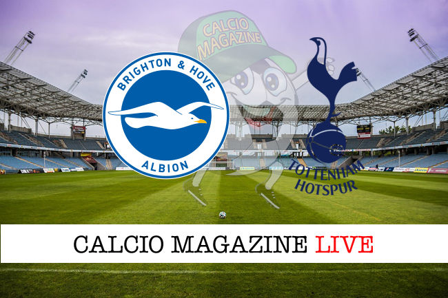 Brighton Tottenham cronaca diretta live risultato in tempo reale