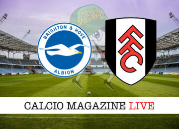 Brington Fulham cronaca diretta live risultato in tempo reale