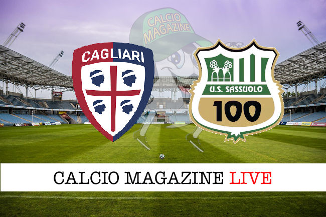 Cagliari Sassuolo cronaca diretta live risultato in tempo reale