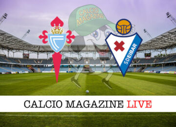 Celta Vigo Eibar cronaca diretta live risultato in tempo reale