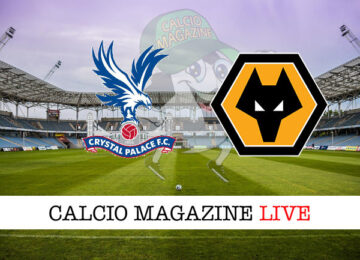 Crystal Palace Wolverhampton cronaca diretta live risultato in tempo reale