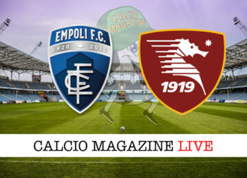 Empoli Salernitana cronaca diretta live risultato in tempo reale