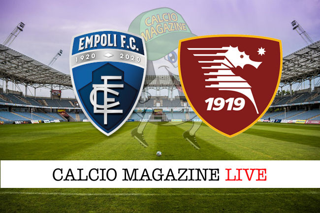 Empoli Salernitana cronaca diretta live risultato in tempo reale