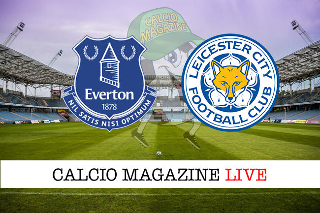 Everton Leicester cronaca diretta live risultato in tempo reale