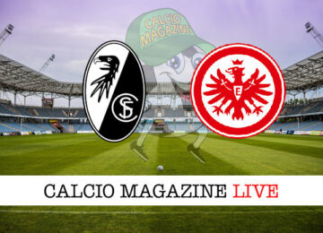 Friburgo Eintracht Francoforte cronaca diretta live risultato in tempo reale