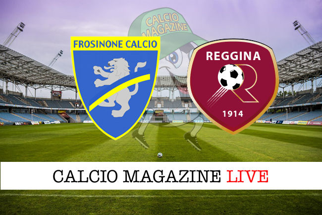 Frosinone Reggina cronaca diretta live risultato in tempo reale