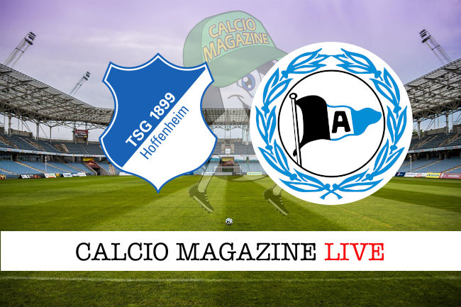 Hoffenheim Arminia Bielefeld cronaca diretta live risultato in tempo reale